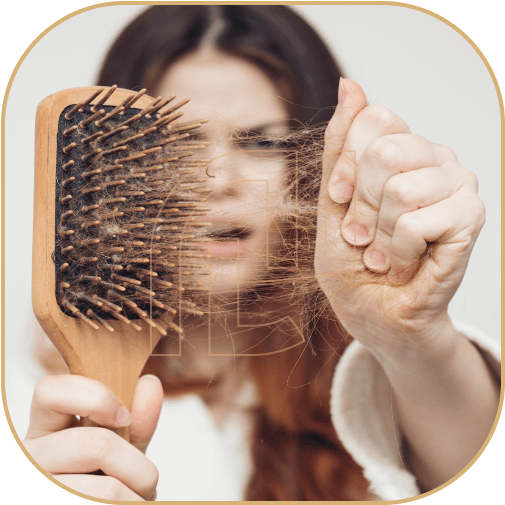 Tratamento de queda de cabelo ou eflúvio